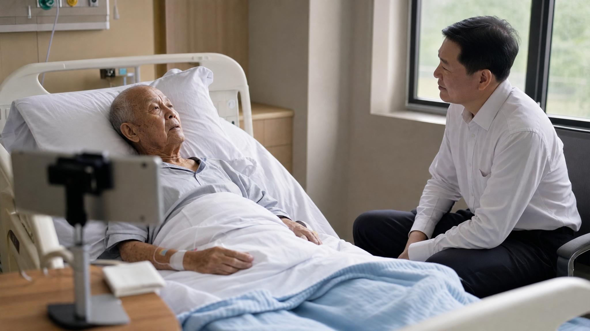 Patient at bedside